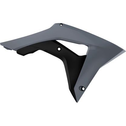 Polisport Radiator Shrouds - Nardo Gray 8414800007_1134824