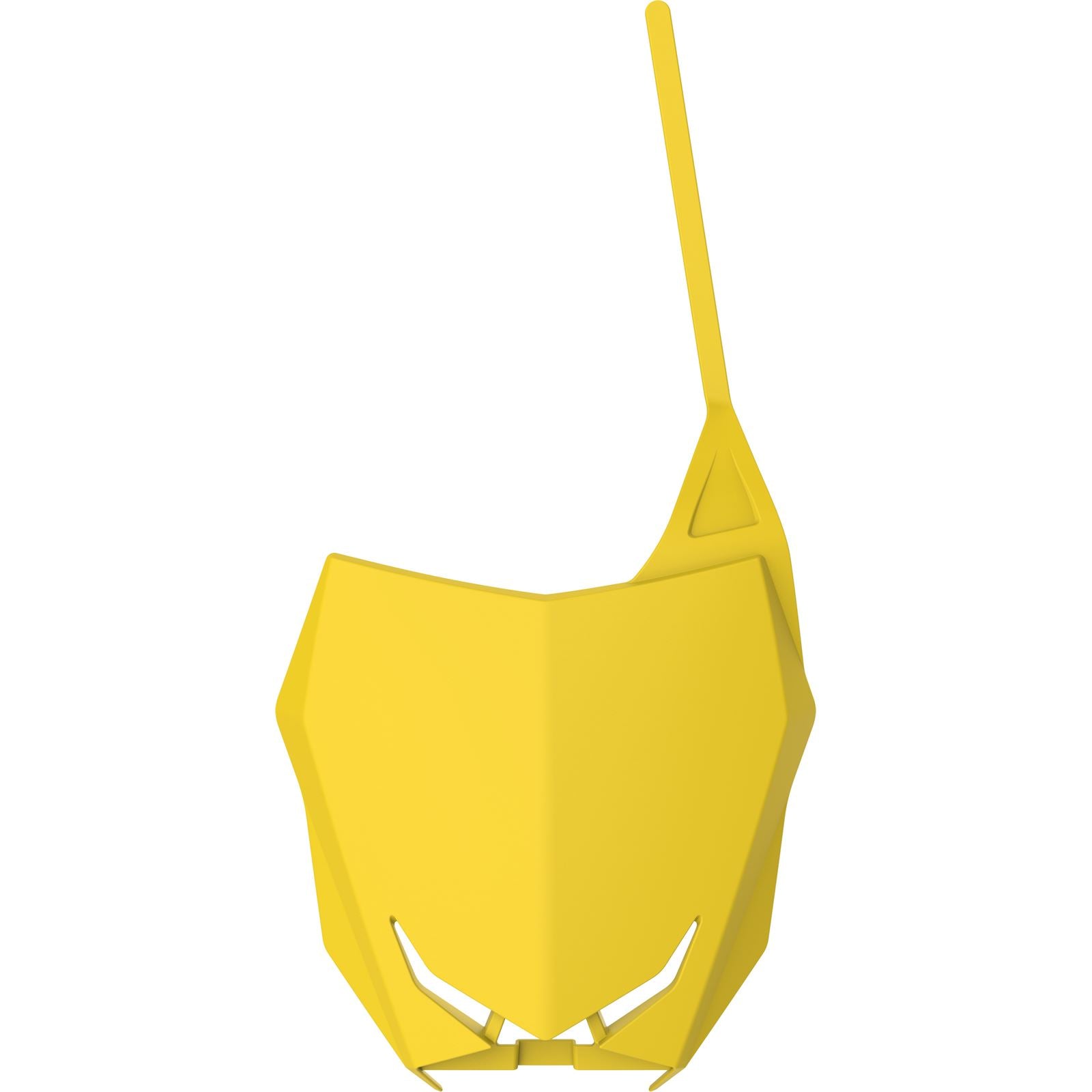 Polisport Restyle Front Number Plate - Yellow 8666600004_142944