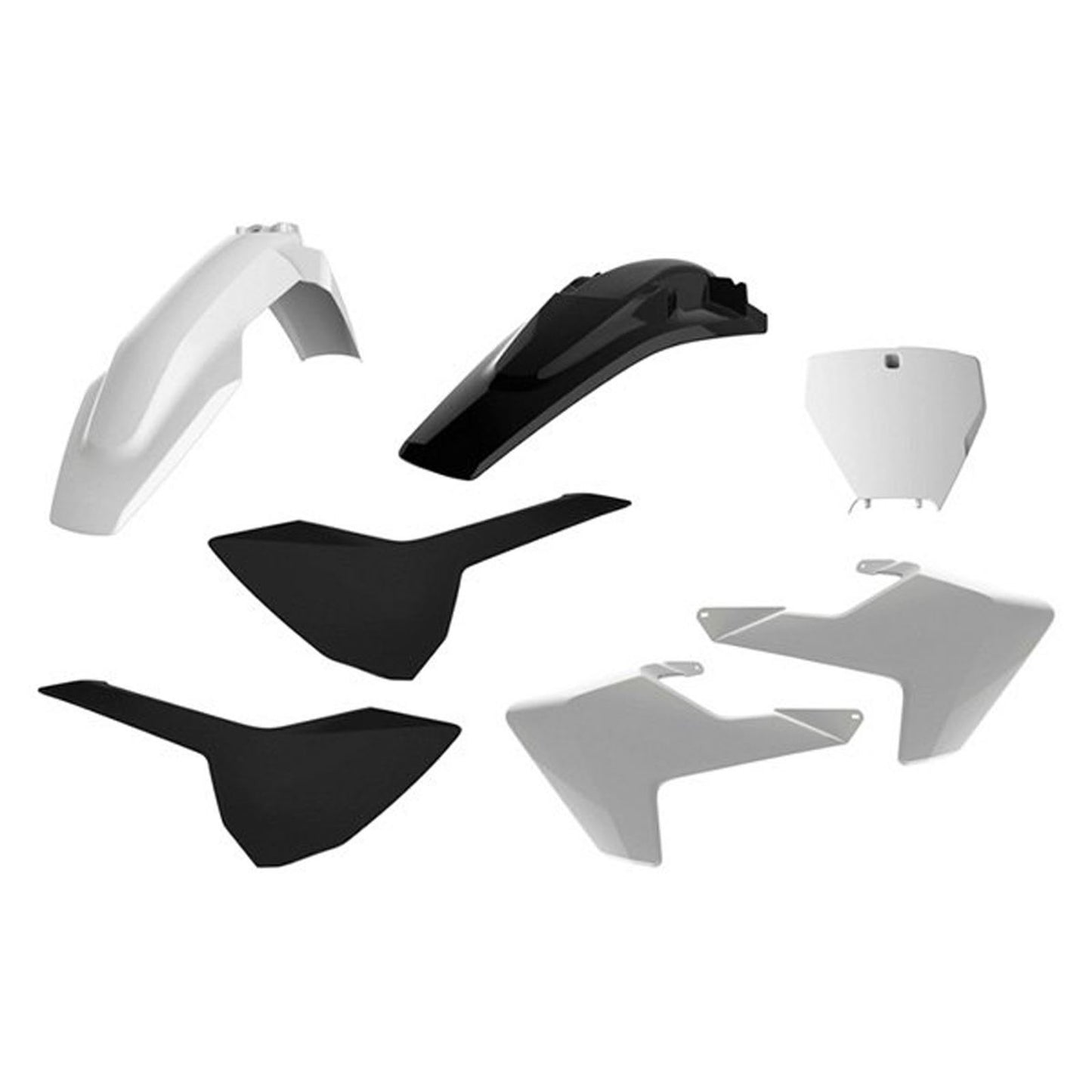 Polisport Plastic Body Kit - White/Black 90828_564575