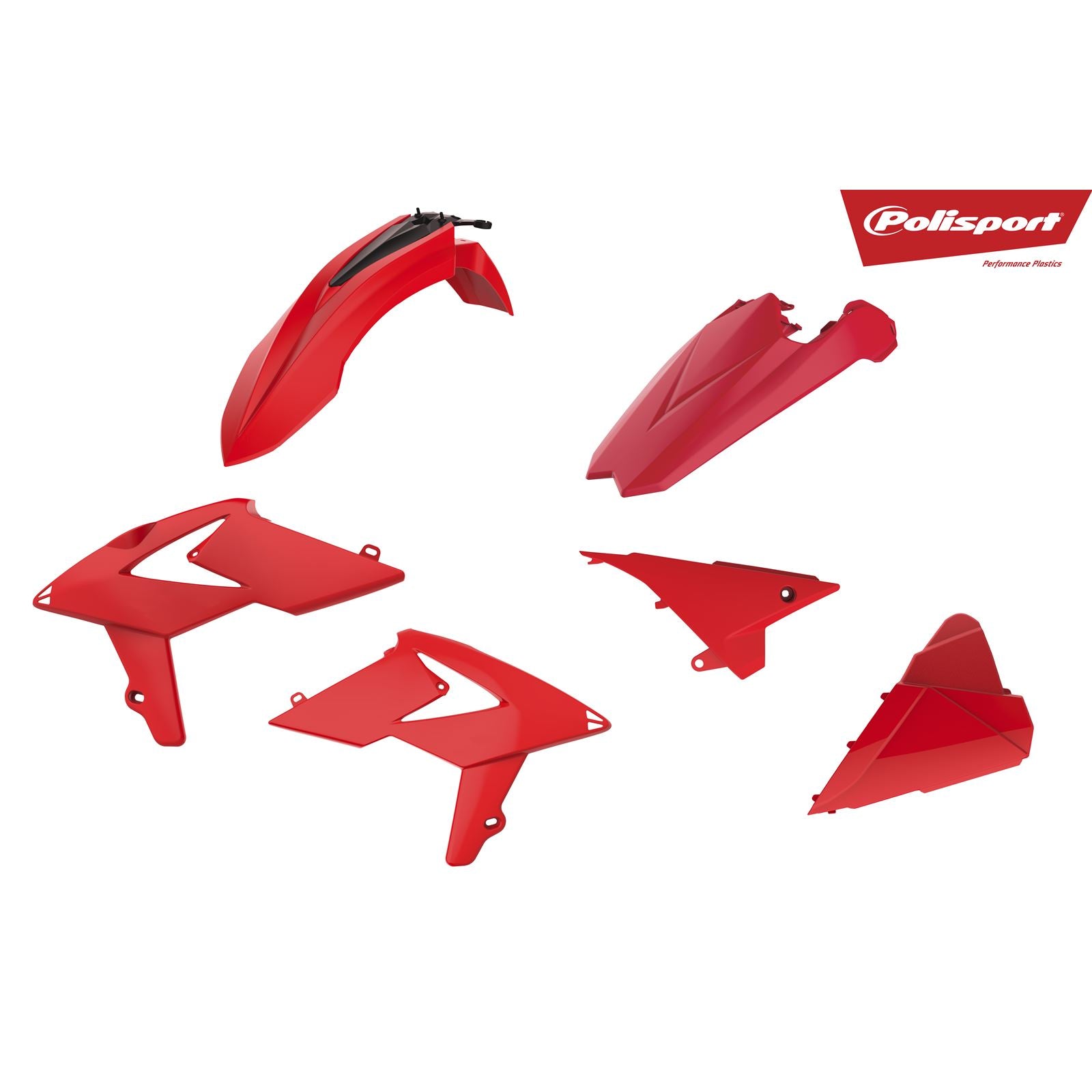Polisport Plastic Body Kit Red 90794_143353