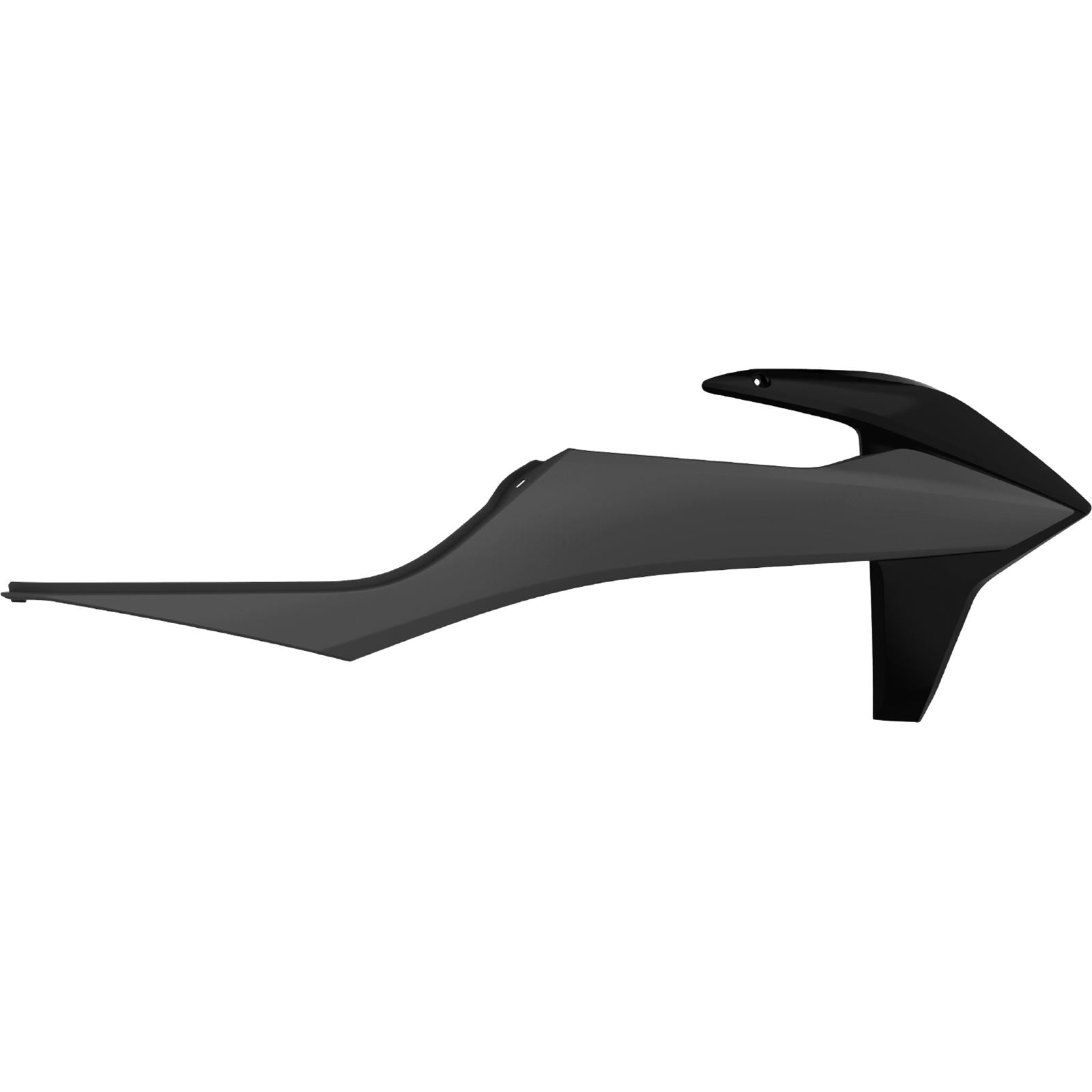 Polisport Radiator Shrouds - Black/Nardo Gray 8422100008_143494