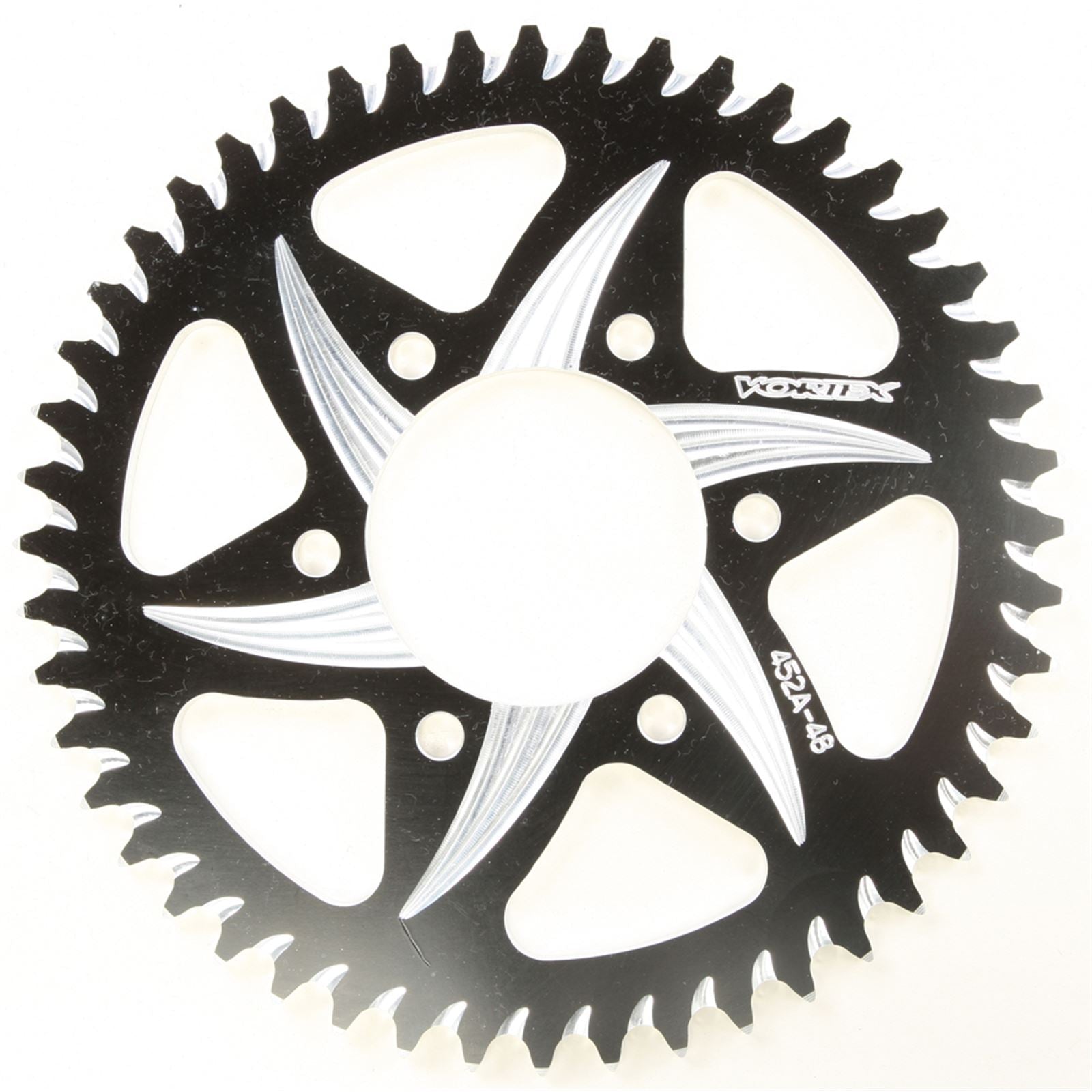 Vortex CAT5 Rear Aluminum Sprocket Black - 520 - 48-Tooth 452AZK-48_143829