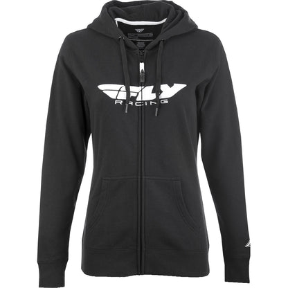 Fly Racing Fly Women's  Corporate Zip Up Hoodie Black 2X 358-50902X_1004050