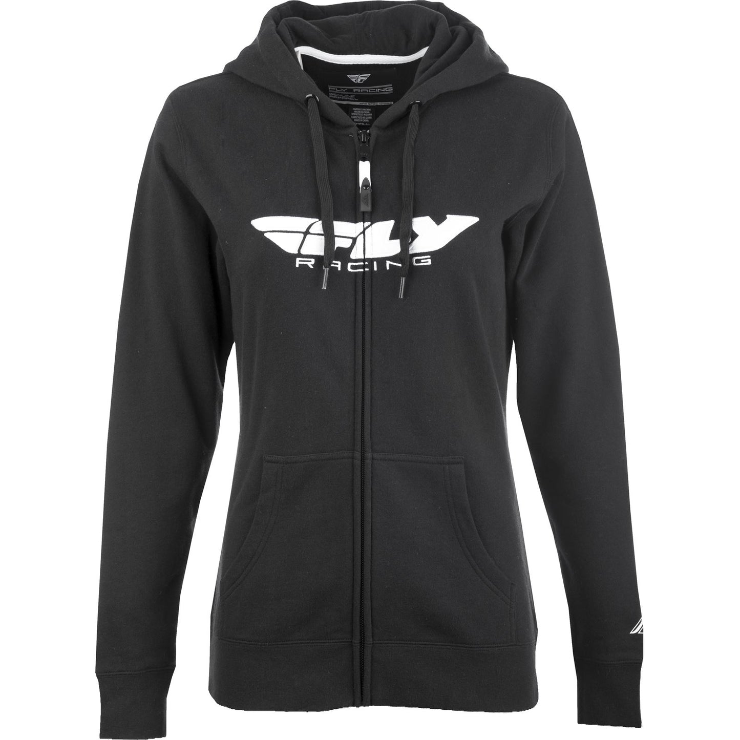 Fly Racing Fly Women's  Corporate Zip Up Hoodie Black Large  358-5090L_1004052