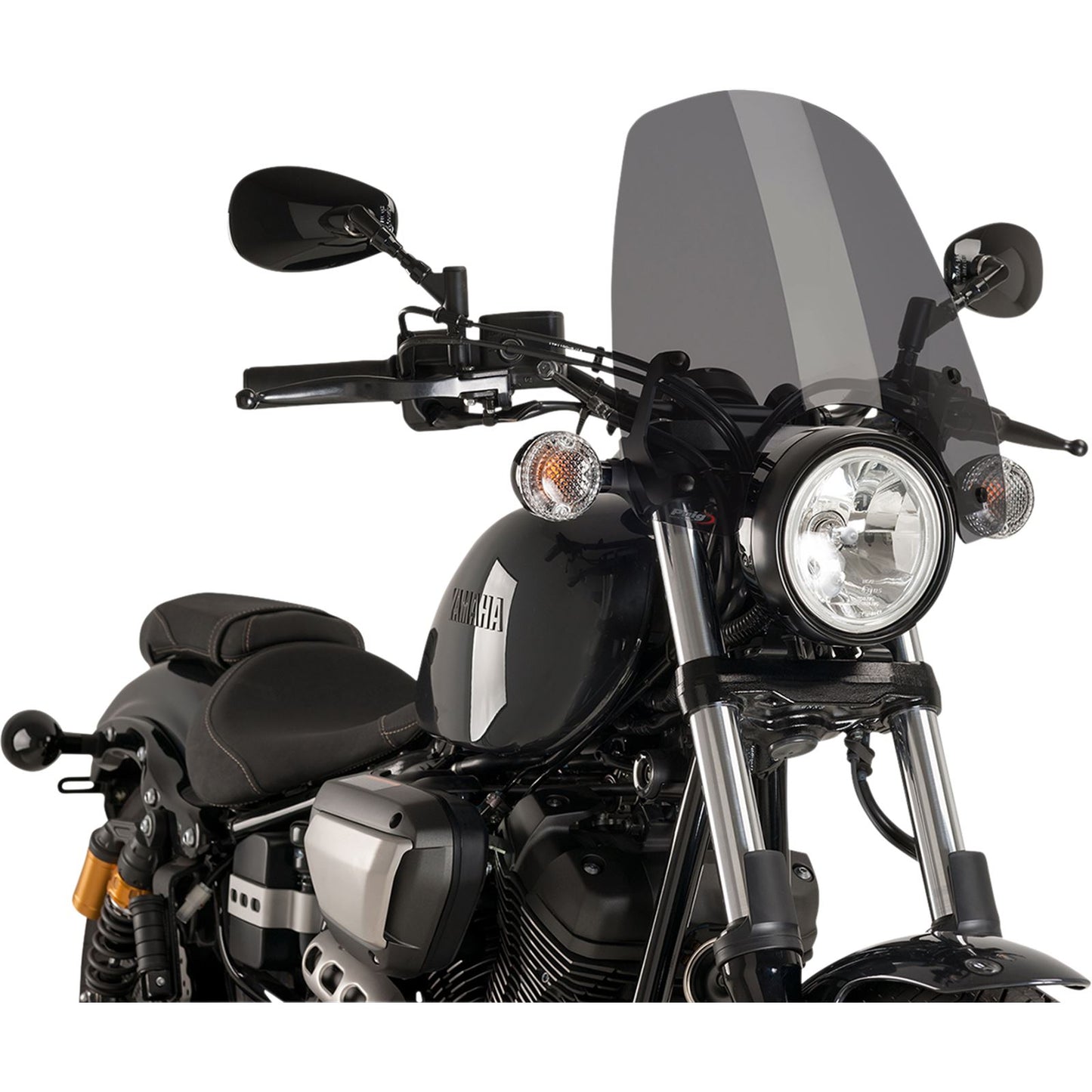 Puig New Generation Windscreen Touring Dark Smoke For Yamaha XVS950 9438F_461497