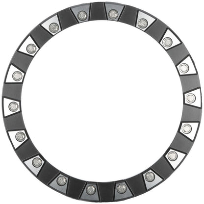 Sedona Split 6 Black Beadlock Ring 14 SBL-14B-A72-RING-18_607024