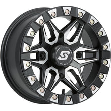 Sedona Split 6 Beadlock Wheel 15x6 4/156 5+1 (+38mm) Black/Machined A72M-56056+38_145365