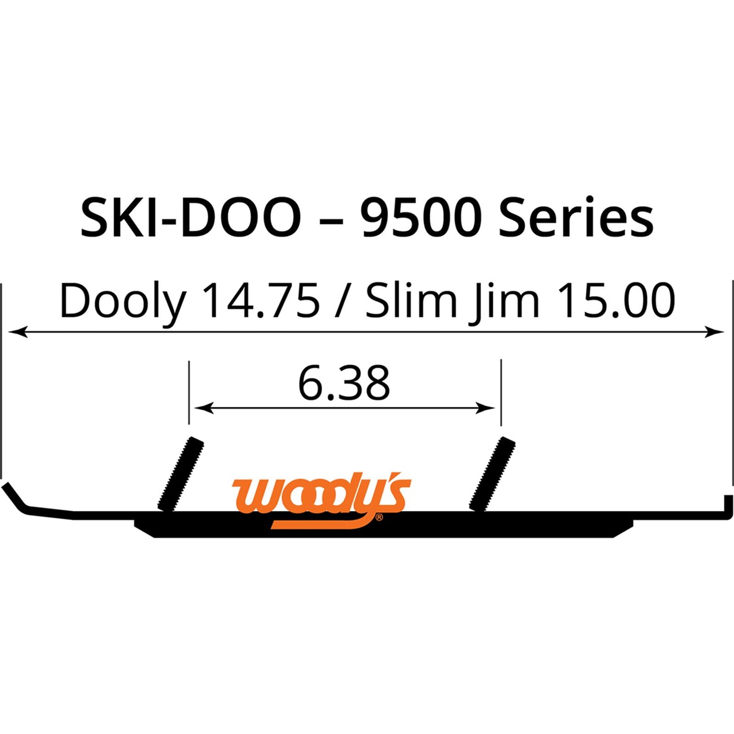 Woodys Dooly 8" Carbide Runner DS8-9500_497541