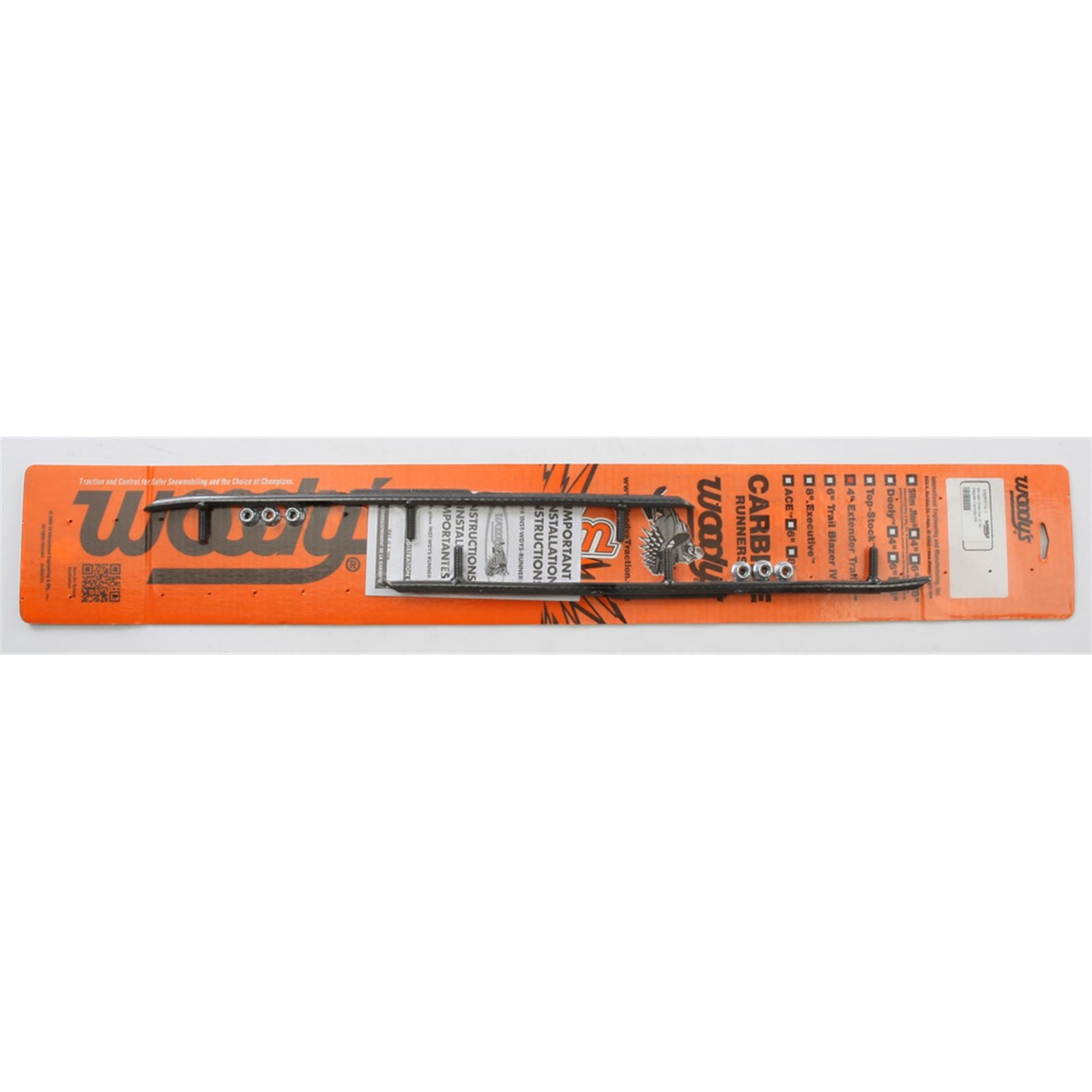 Woodys 4" Carbide Runners for Ski-Doo ESD3-6150_145424