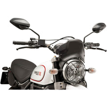 Puig Front Plate Matte Black Scrambler Desert Sled [MPN: 9522J]_1131462