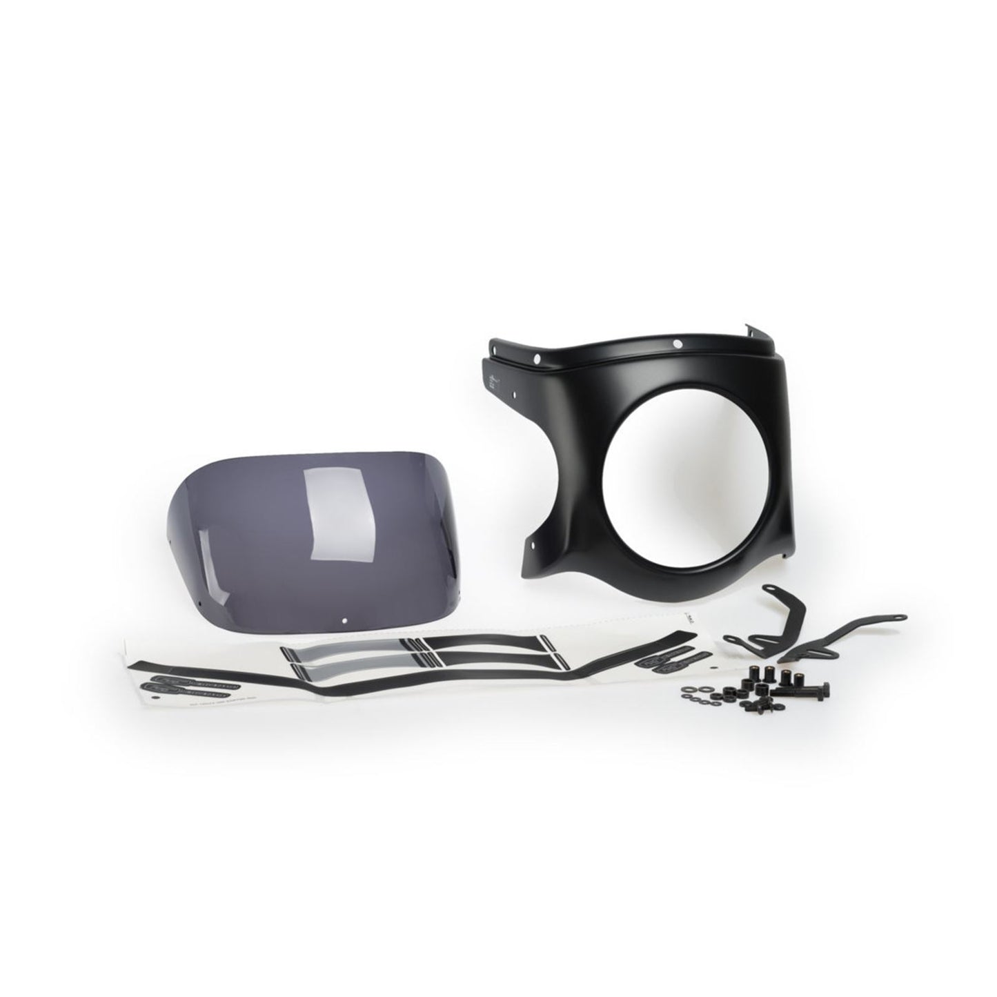 Puig Windscreen Semi-Fairing - Black/Dark Smoke - Triumph [MPN: 9554F]_860803