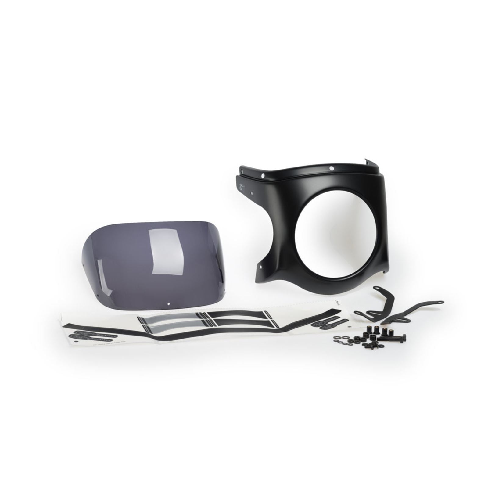 Puig Windscreen Semi-Fairing - Black/Dark Smoke - Triumph [MPN: 9554F]_860803