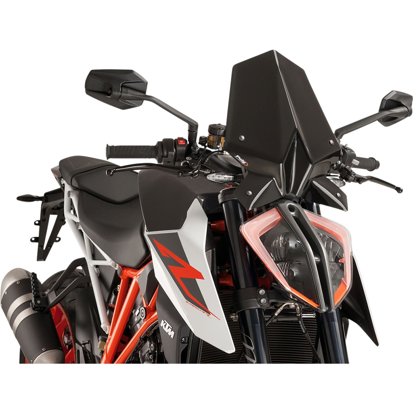 Puig New Generation Windscreen Sport - Black OPEN BOX 9692N_1486462