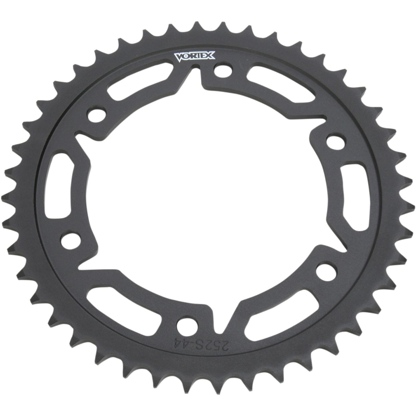 Vortex Steel Rear Sprocket Black - 525 - 44-Tooth 252S-44_492302