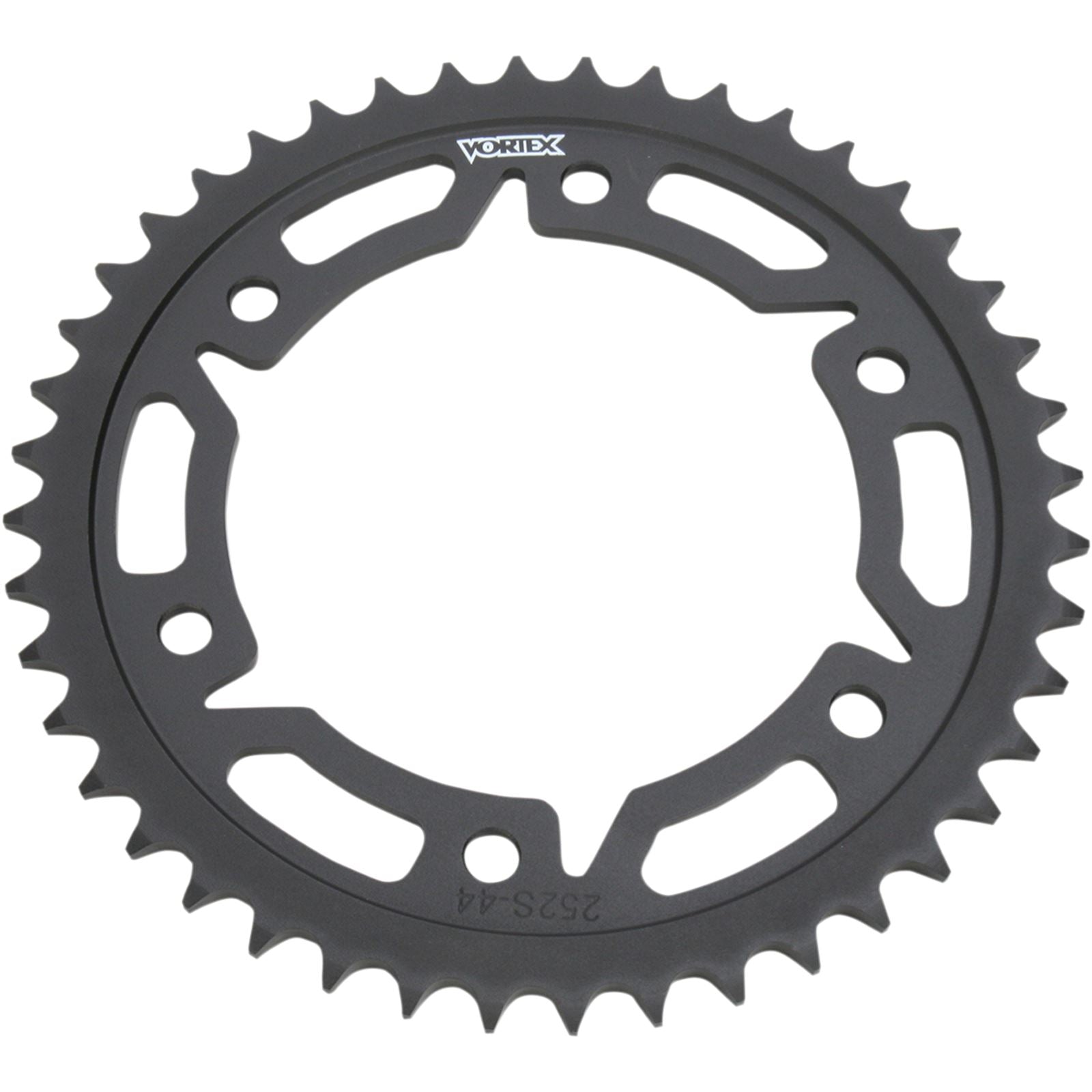 Vortex Steel Rear Sprocket Black - 525 - 44-Tooth 252S-44_492302