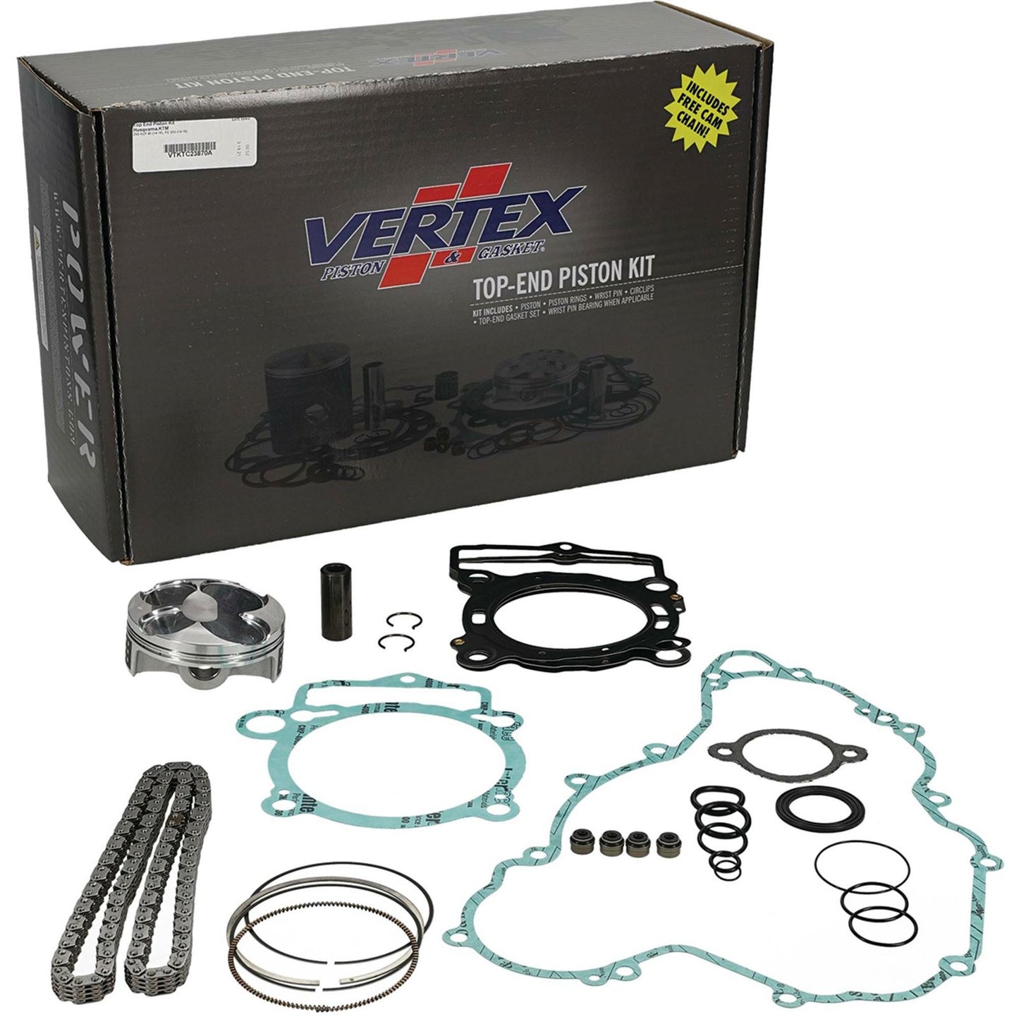 Vertex Top End Kit Forged High Compression T-Box VTKTC23870A_1081035