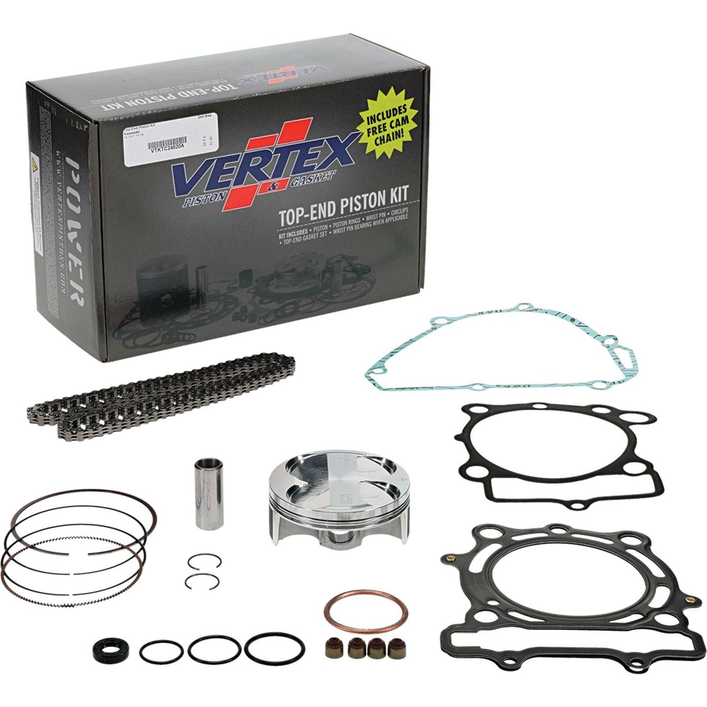 Vertex Top End Kit For Kawasaki VTKTC24020A_1081106