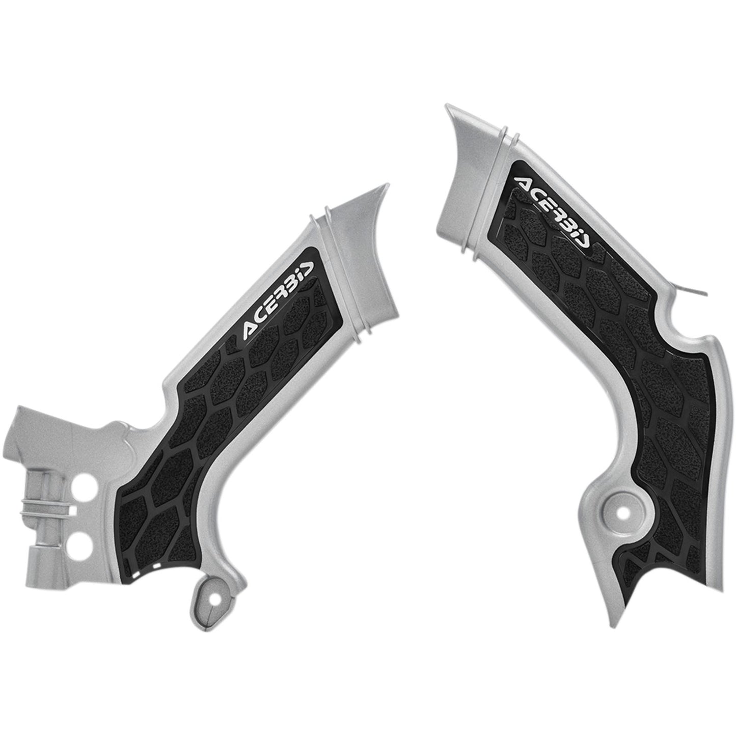 Acerbis X-Grip Guard Fits Kawasaki Silver/Black 2742601015_319439