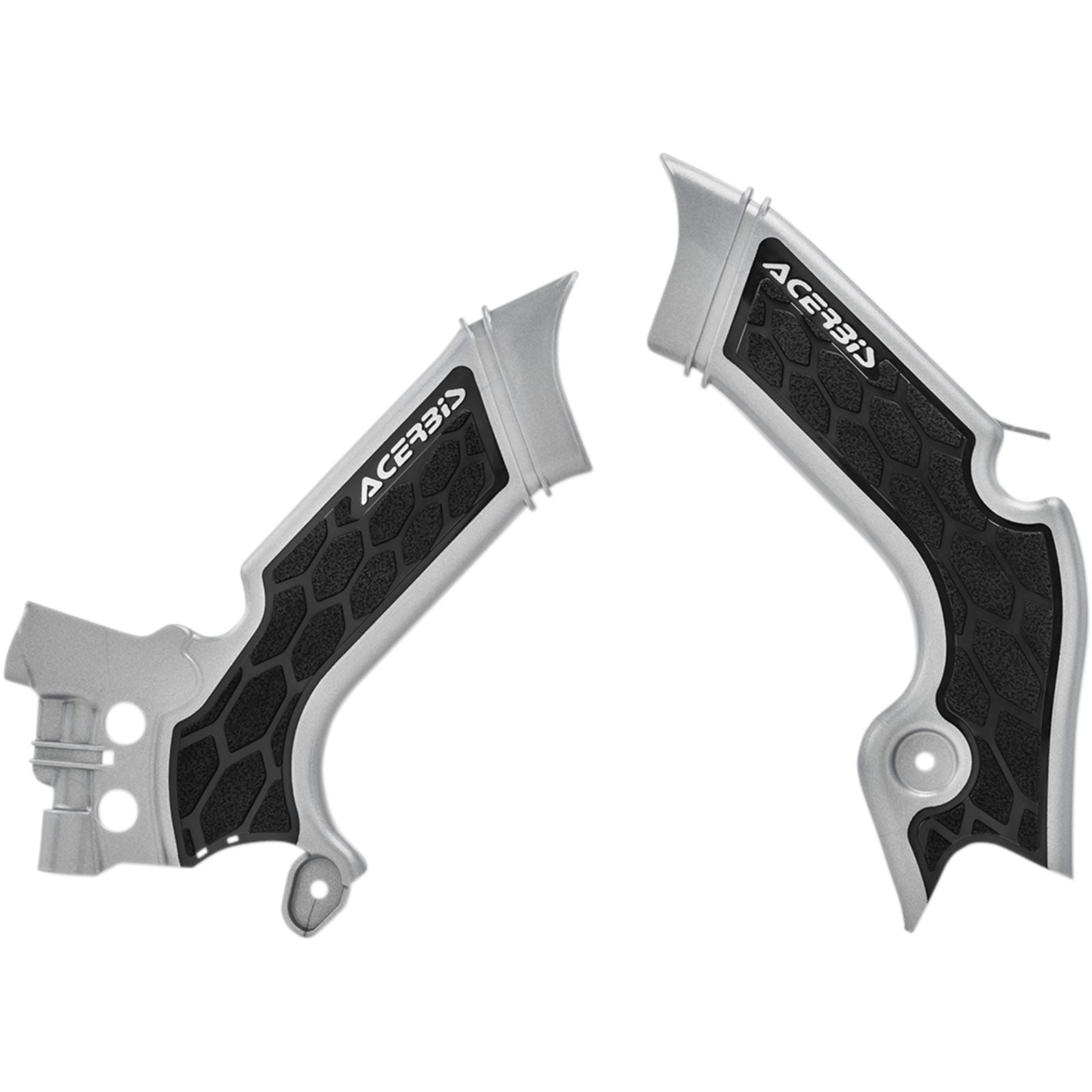 Acerbis X-Grip Guard Fits Kawasaki Silver/Black 2742601015_319439