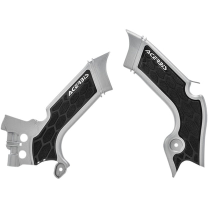 Acerbis X-Grip Guard Fits Kawasaki Silver/Black 2742601015_319439