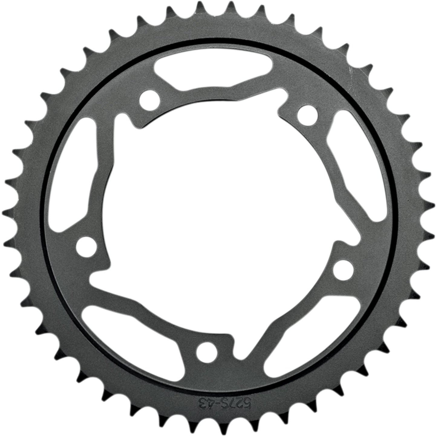 Vortex Steel Rear Sprocket Black - 525 - 45-Tooth [MPN: 526S-45]_492296