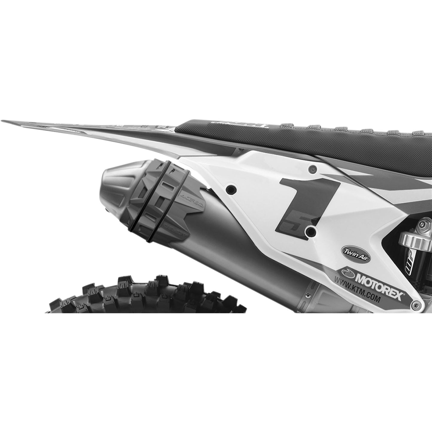 Acerbis Silencer Protector Black 2676790001_322033