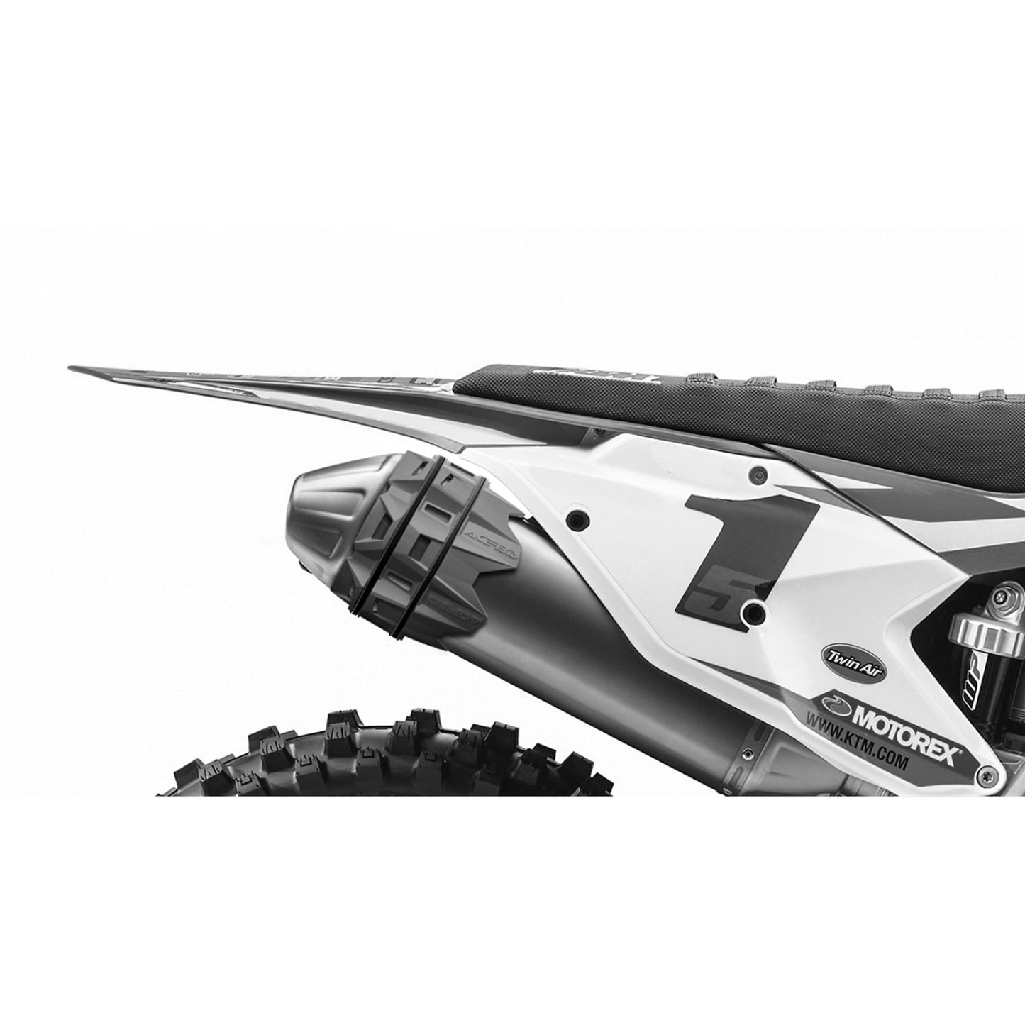 Acerbis Silencer Protector Black 2676790001_145937