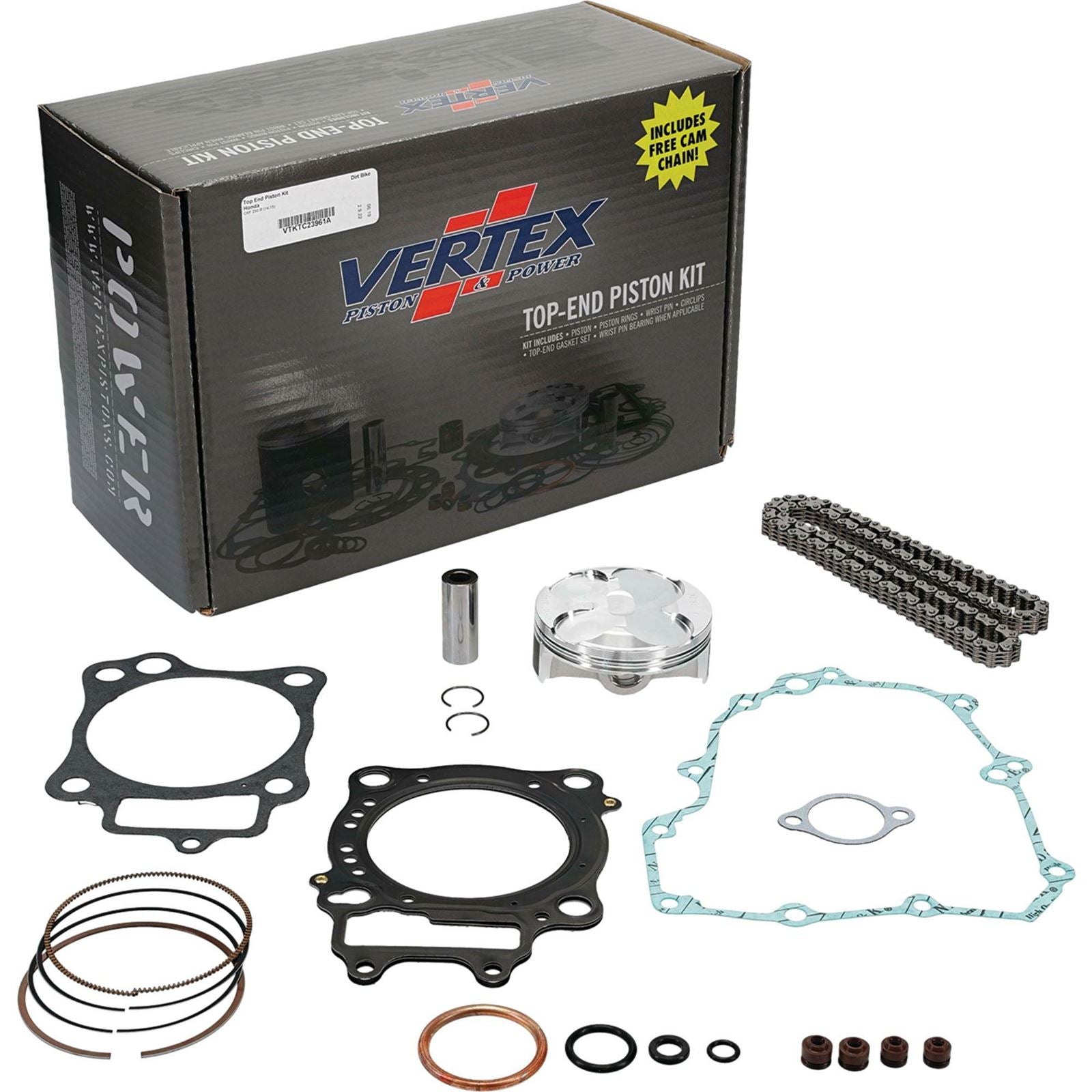 Vertex Top End Kit for Honda VTKTC23961A_1081174