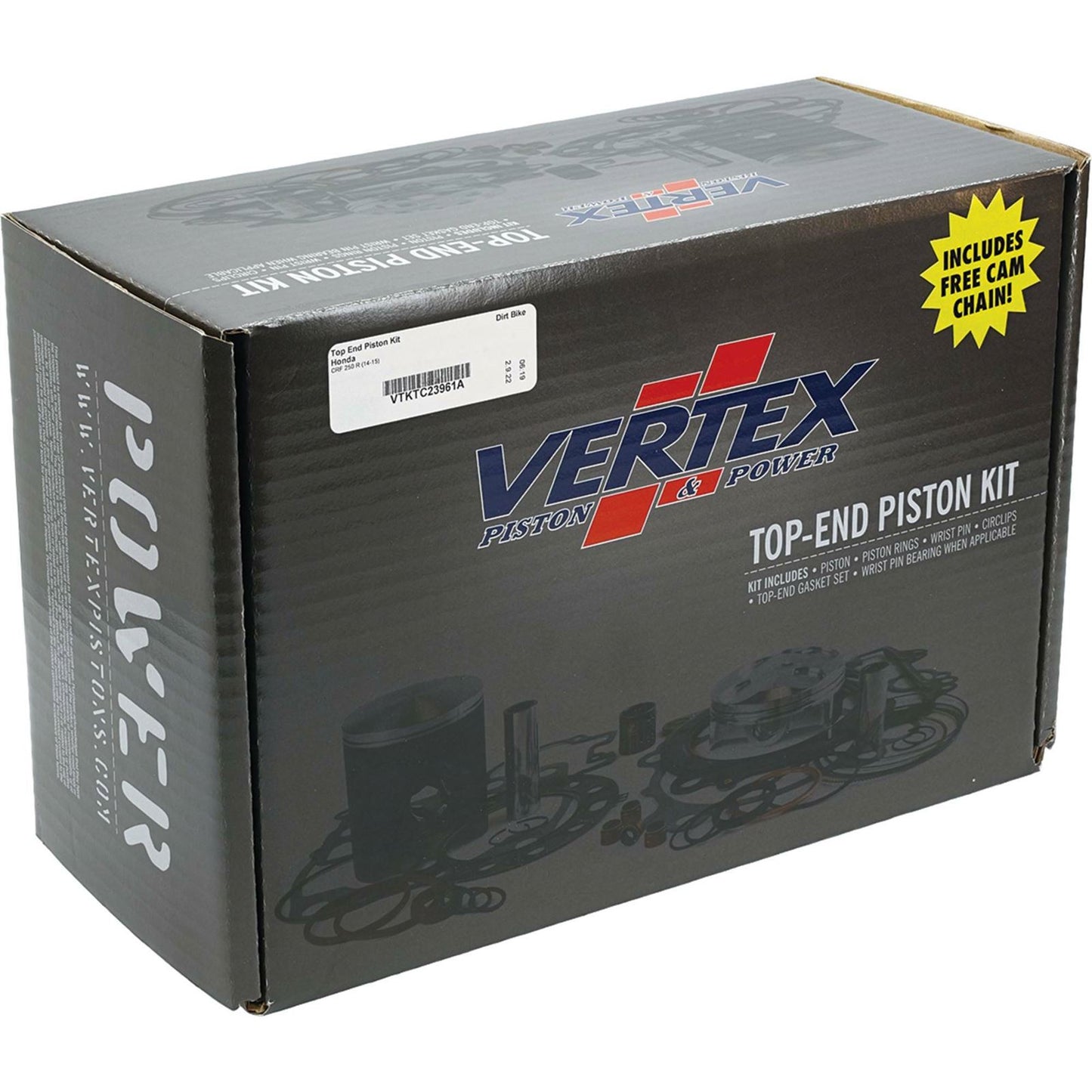 Vertex Top End Kit for Honda VTKTC23961A_1081177