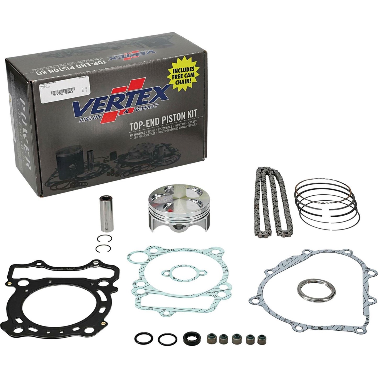 Vertex Top End Kit For Yamaha VTKTC22889B-1_1081375