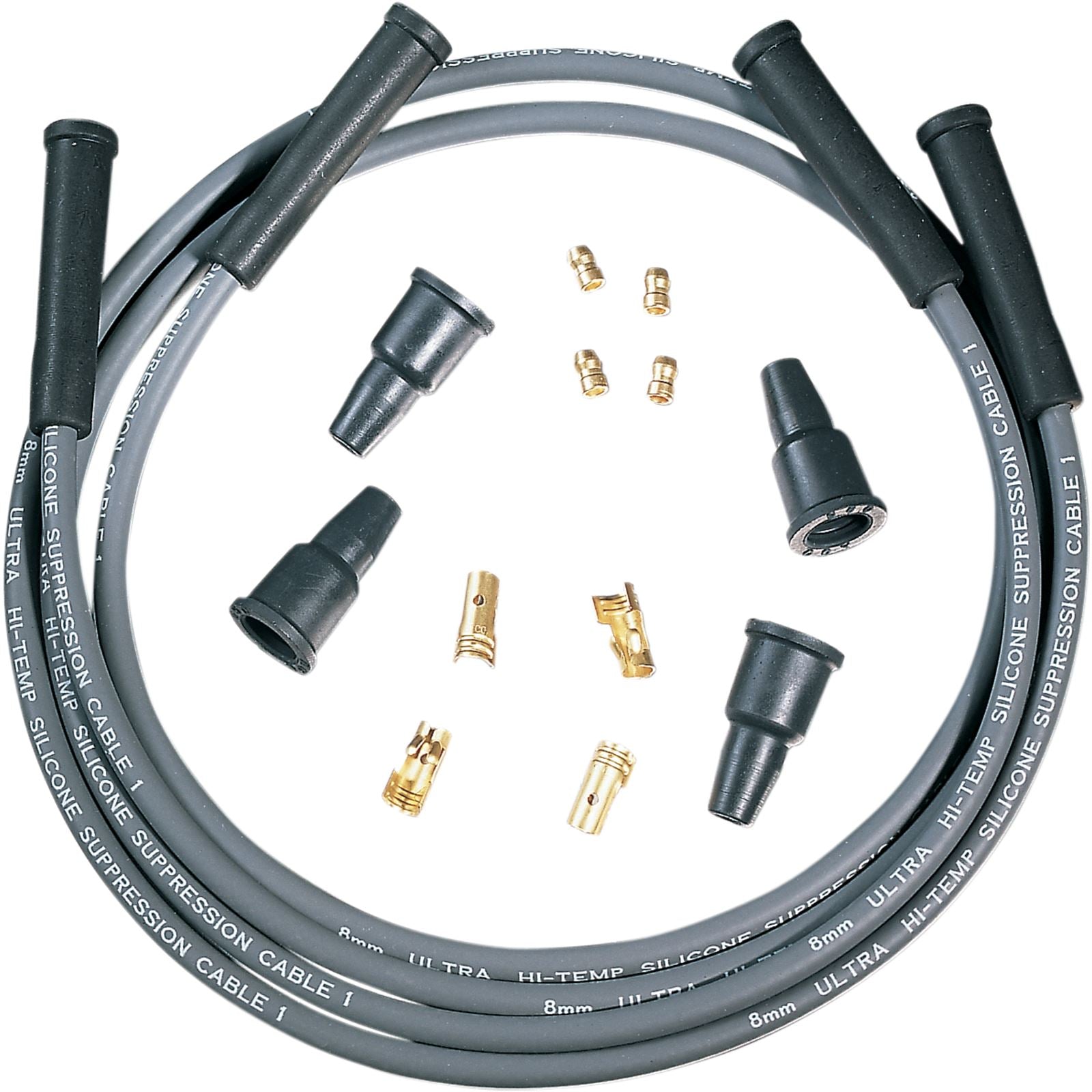 Dynatek Plug Wire Gray Silicone 8mm [MPN: DW-800]_376051