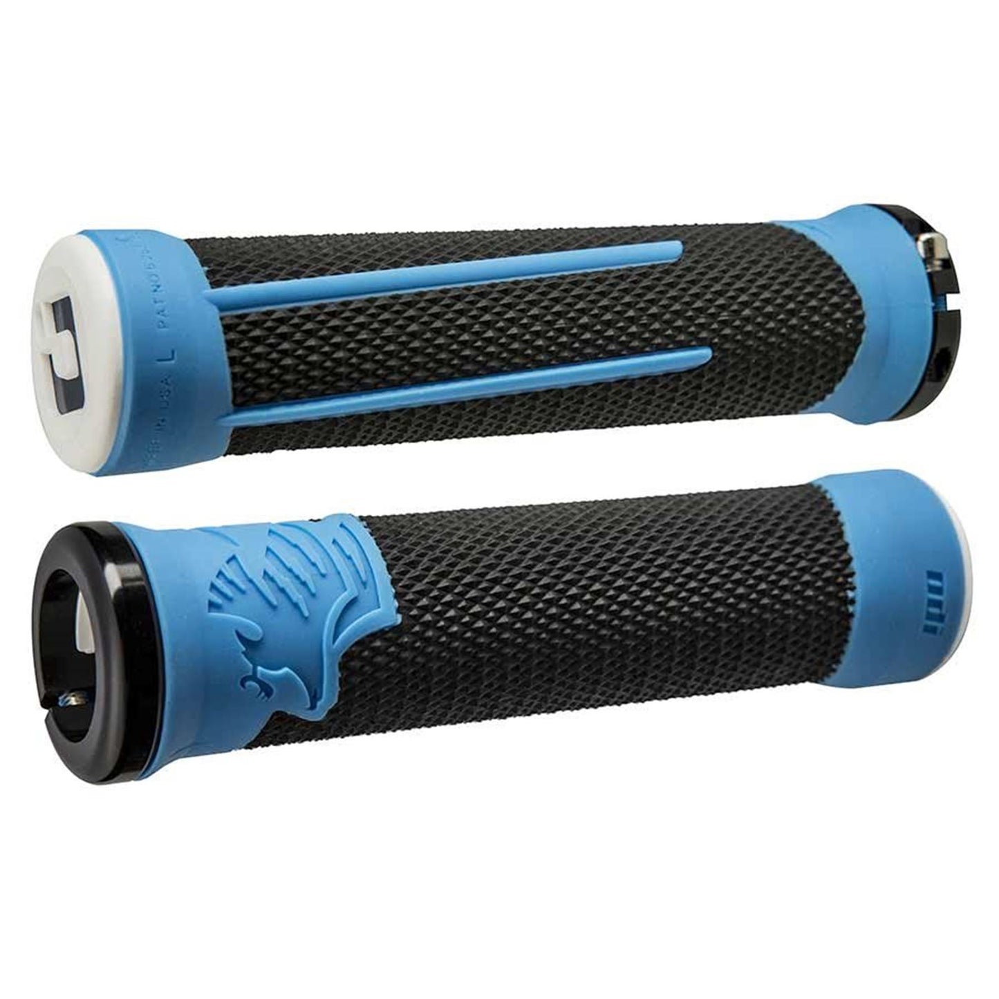 ODI AG-2 Single Clamp Lock-On Grip - Black/Blue - 135mm [MPN: D35A2BU-B]_1111682
