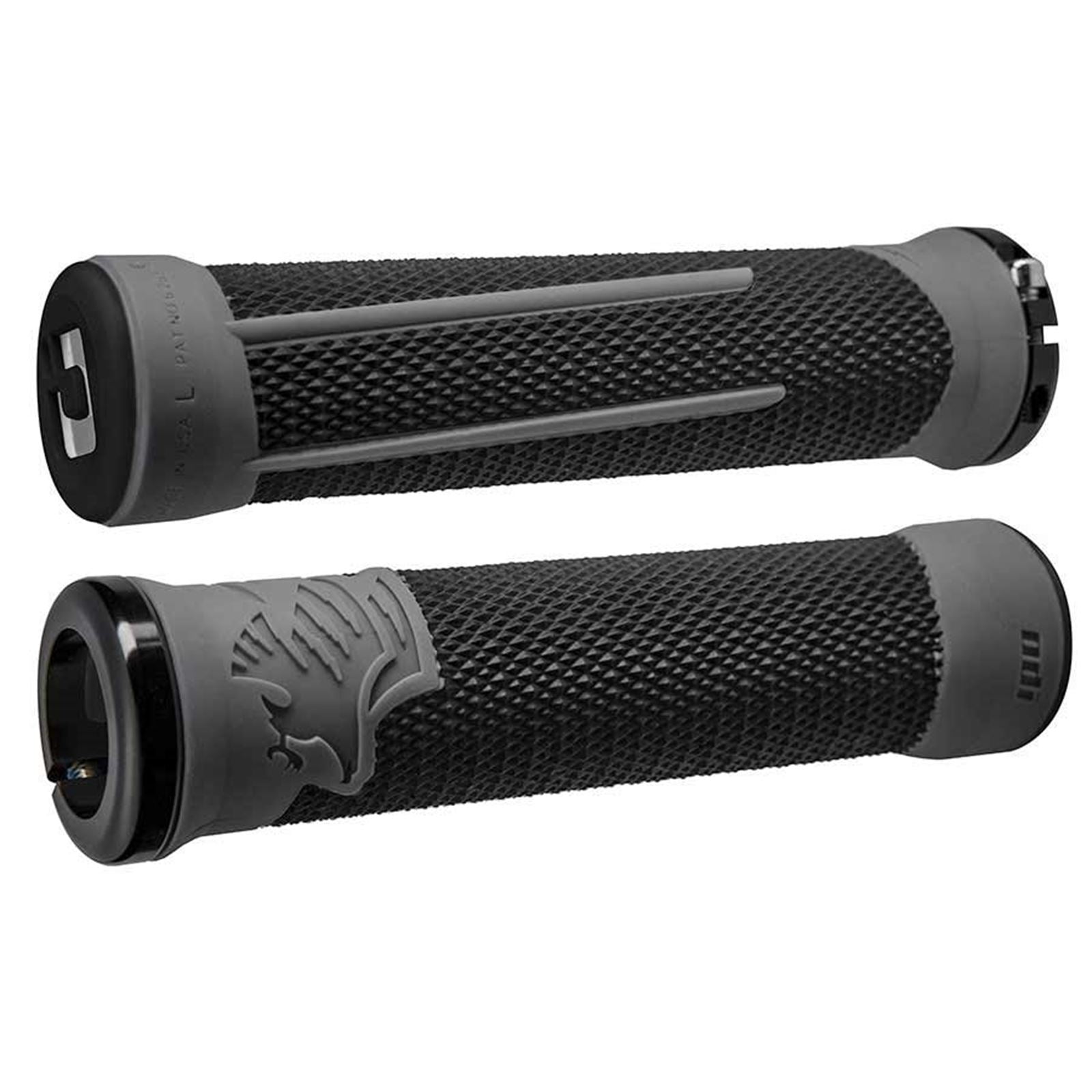 ODI AG-2 Single Clamp Lock-On Grip - Black/Graphite - 135mm [MPN: D35A2BH-B]_1111681