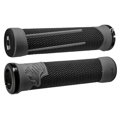 ODI AG-2 Single Clamp Lock-On Grip - Black/Graphite - 135mm [MPN: D35A2BH-B]_1111681