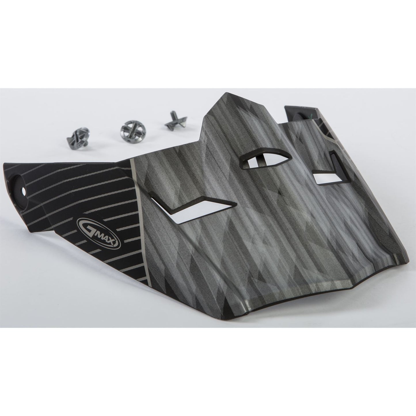 GMax Visor with Screws Colfax MX-46 Matte Black/Silver - X-Small -Small  G046868_147703