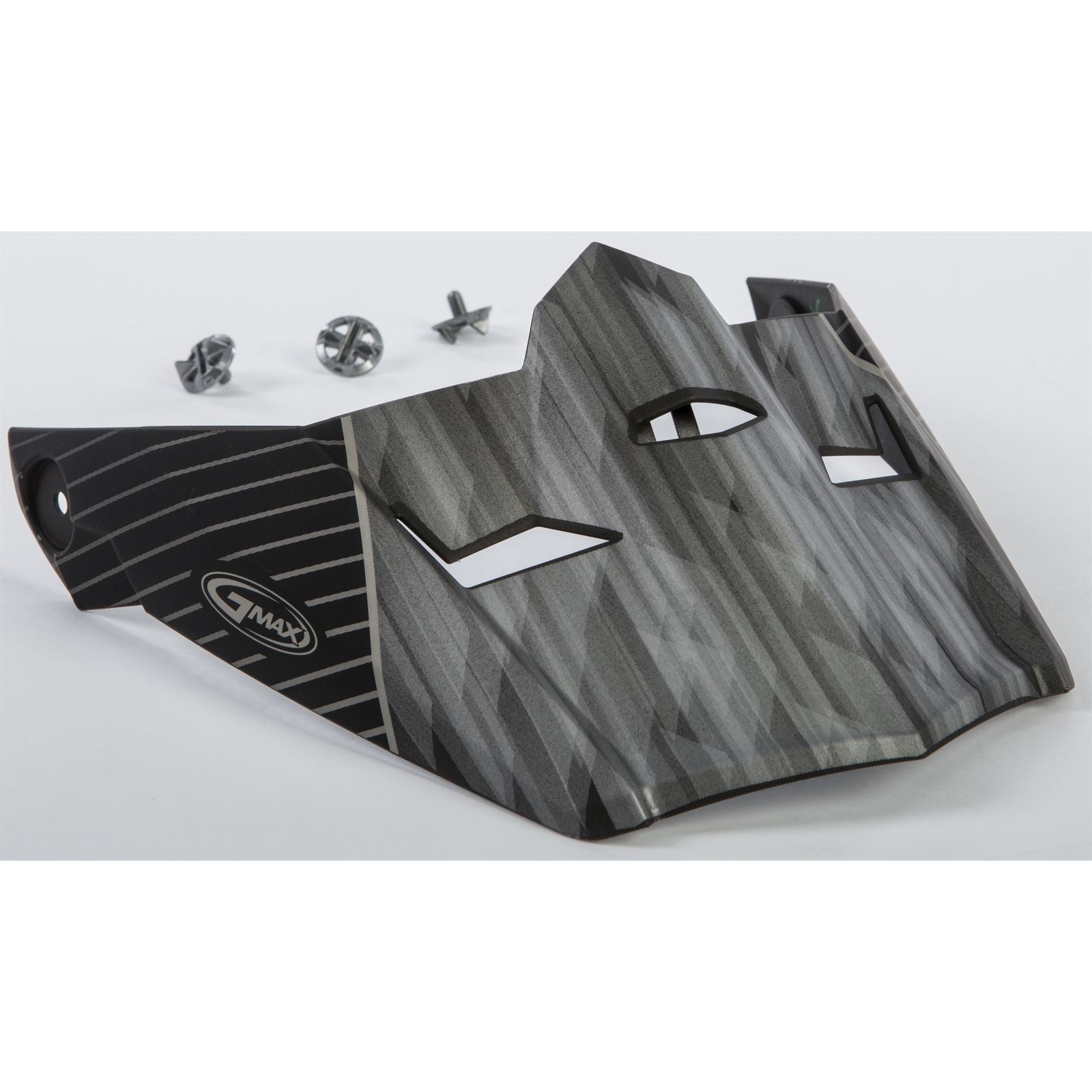 GMax Visor with Screws Colfax MX-46 Matte Black/Silver - X-Small -Small  G046868_147703
