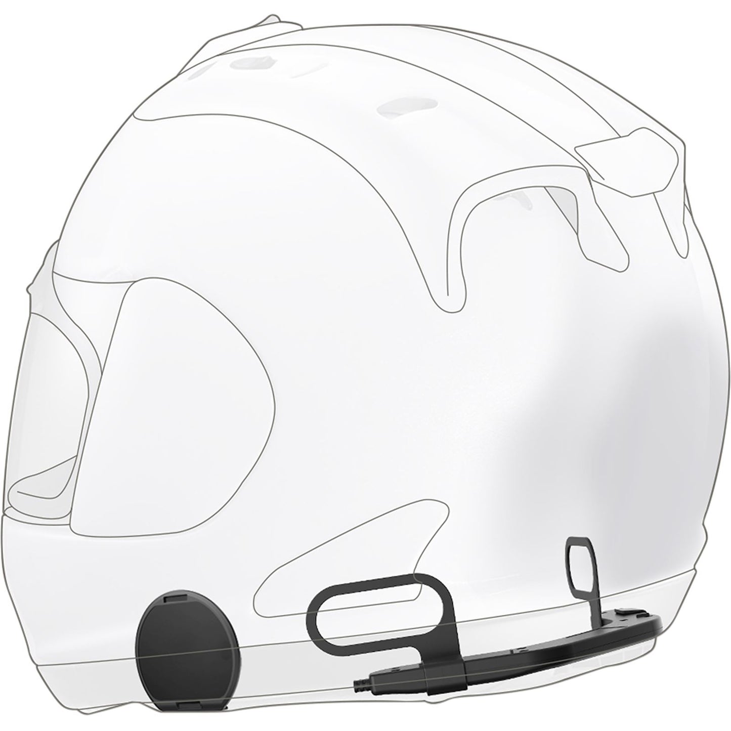 Sena 10U Bluetooth System with Handlebar Remote for Arai Full Face Helmets [MPN: 10U-AR-11]_473086