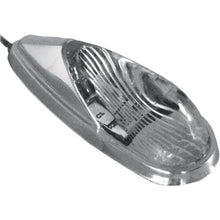 Emgo Led Light- Chrome/Amber Flush Mount Clear Lens- 64mmx24mm 61-97002_382108