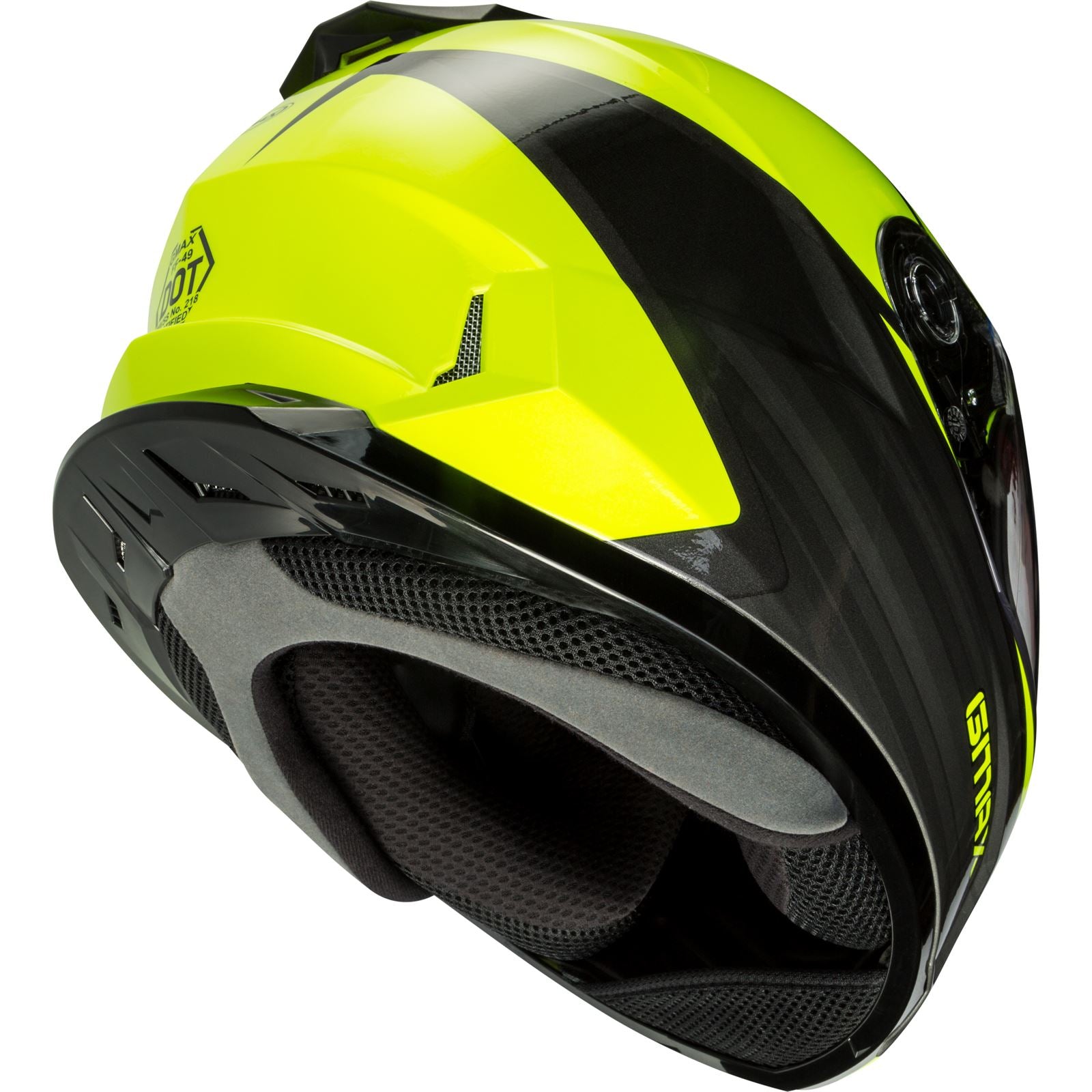 GMax FF-49 Full-Face Deflect Helmet Hi-Vis/Gray_147882