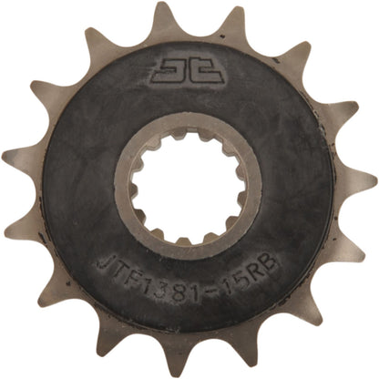 JT Sprockets Front Sprocket 15-Tooth with OE Rubber Damper JTF1381.15RB_401774