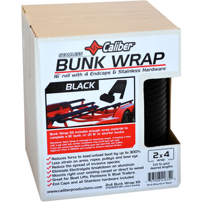 Caliber Bunk Wrap - 16" x 2" x 24" - Black 23050-BK_357753