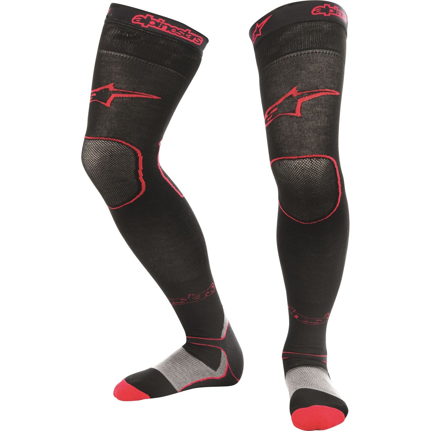 Alpinestars Long MX Socks Red Large-2X-Large [MPN: 4705015-13-L/2X]_150128