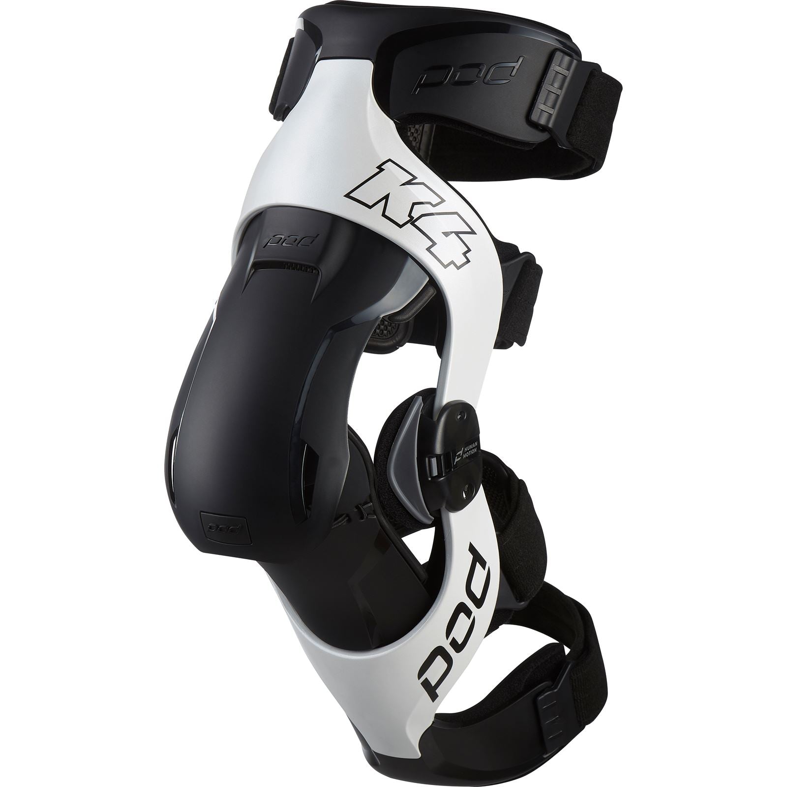 POD Active K4 V2.0 Knee Brace (RT) White/Black Medium/Large [MPN: K4023-058-MD/LG]_150951