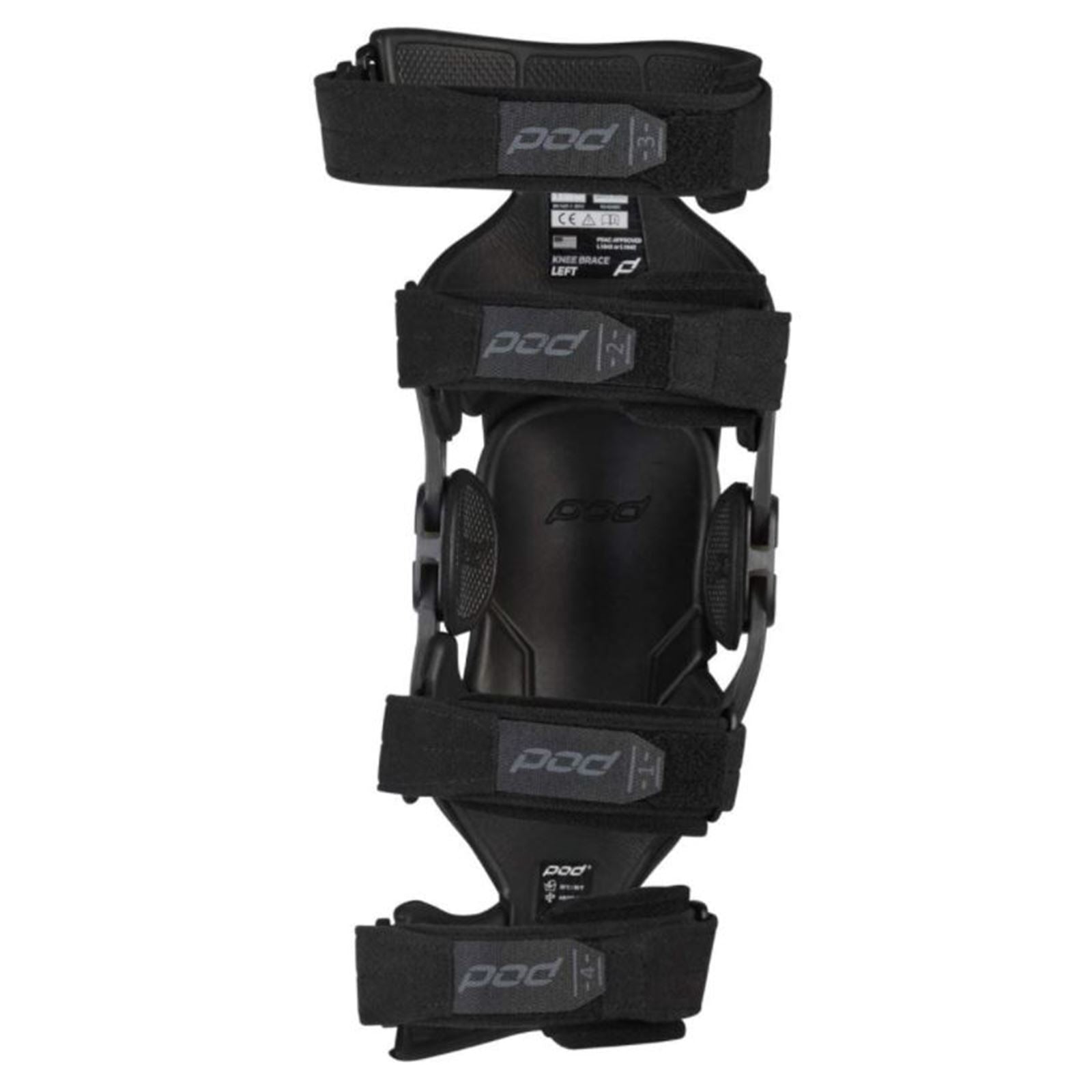 POD Active Youth K4 Knee Brace Pair Graphite/Black Youth [MPN: K4020-459-YTH]_757114