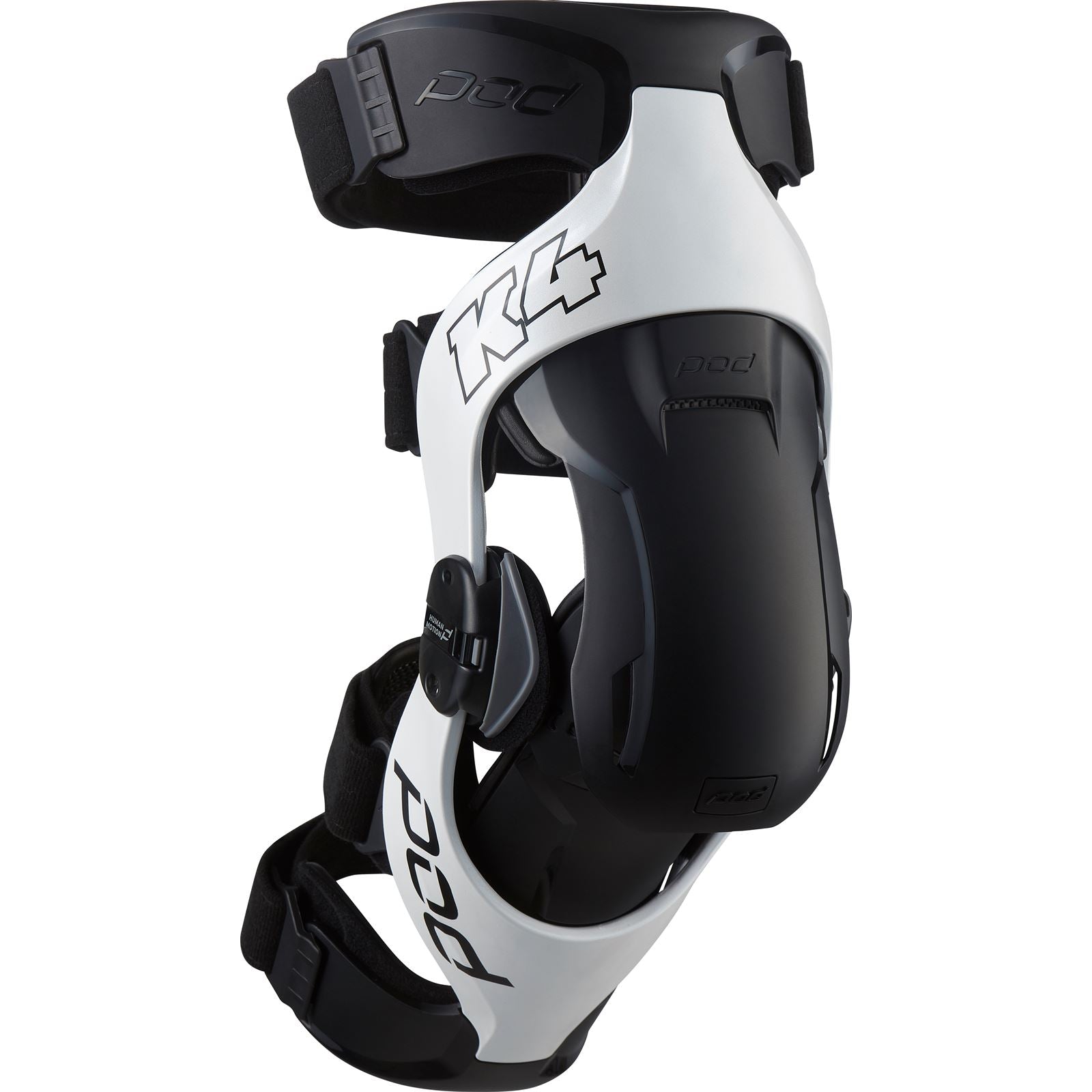 POD Active K4 V2.0 Knee Brace Pair White/Black - X-Small/Small [MPN: K4024-058-XS/SM]_151043