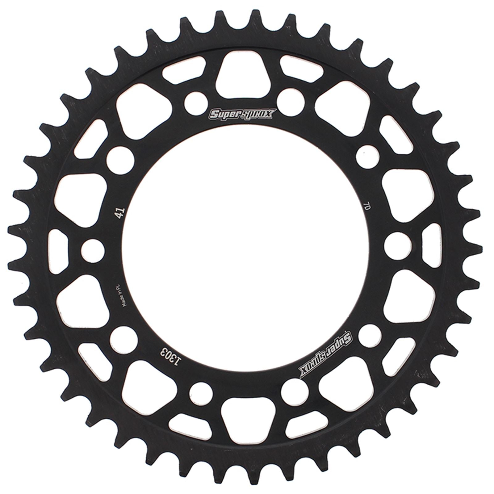 Supersprox Steel Sprocket - 41-Tooth - Black OPEN BOX [MPN: RFE-1303-41-BLK]_2089636