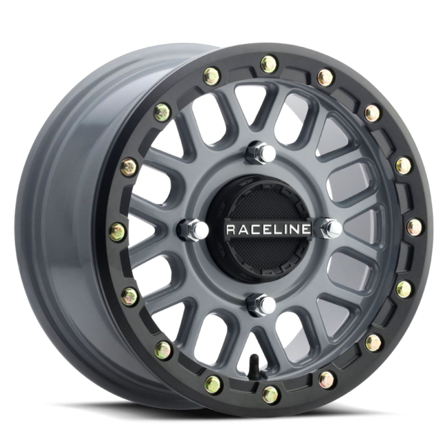 Raceline Podium Beadlock 4/137 15x6 5+1 (+40mm) Black/Gray A93SG-56037+40_1696391