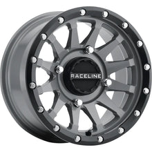 Raceline Trophy 4/137 15x7 5+2 (+10mm) Black/Gray A95SG-57037+10_1388525
