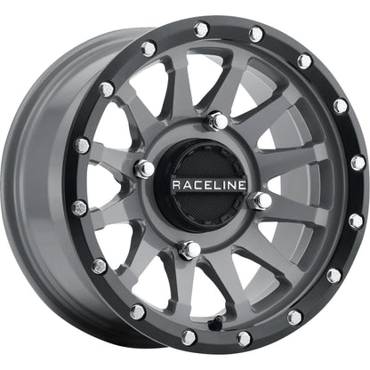 Raceline Trophy 4/137 15x7 5+2 (+10mm) Black/Gray A95SG-57037+10_1388525