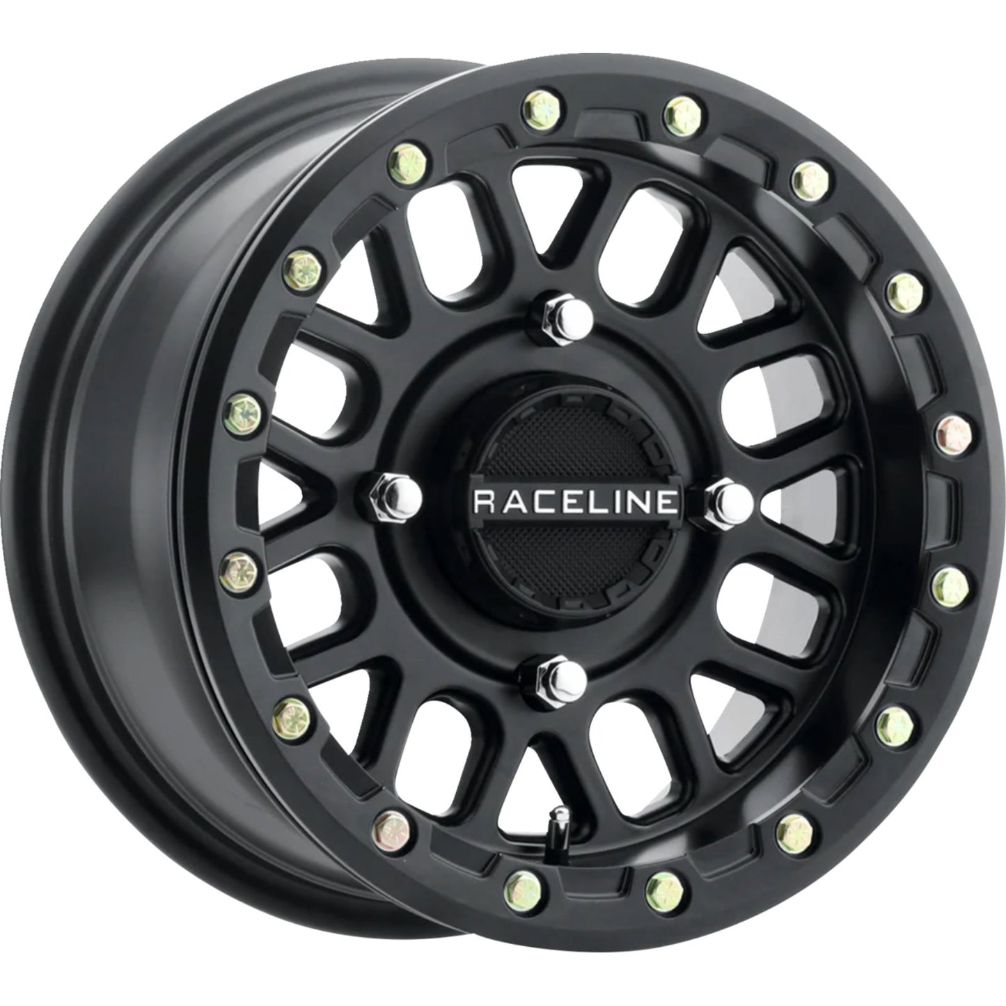 Raceline Podium Beadlock 4/156 14x7 5+2 (+10mm) Black A93B-47056+10_1388488